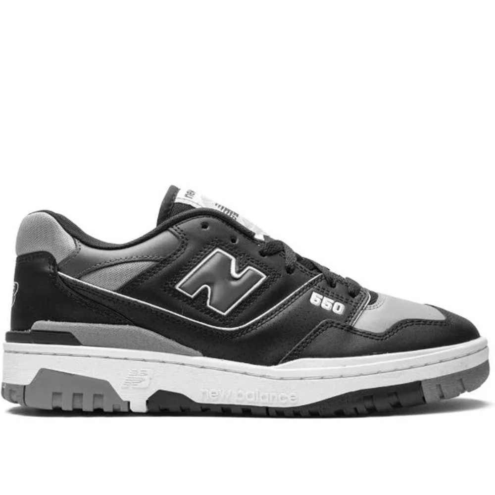 New Balance 550 Black & Gray Men Size 10.5 BB550SR1